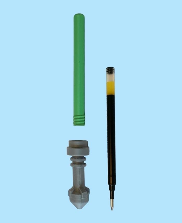 Lego Lightsaber Pen 3d model