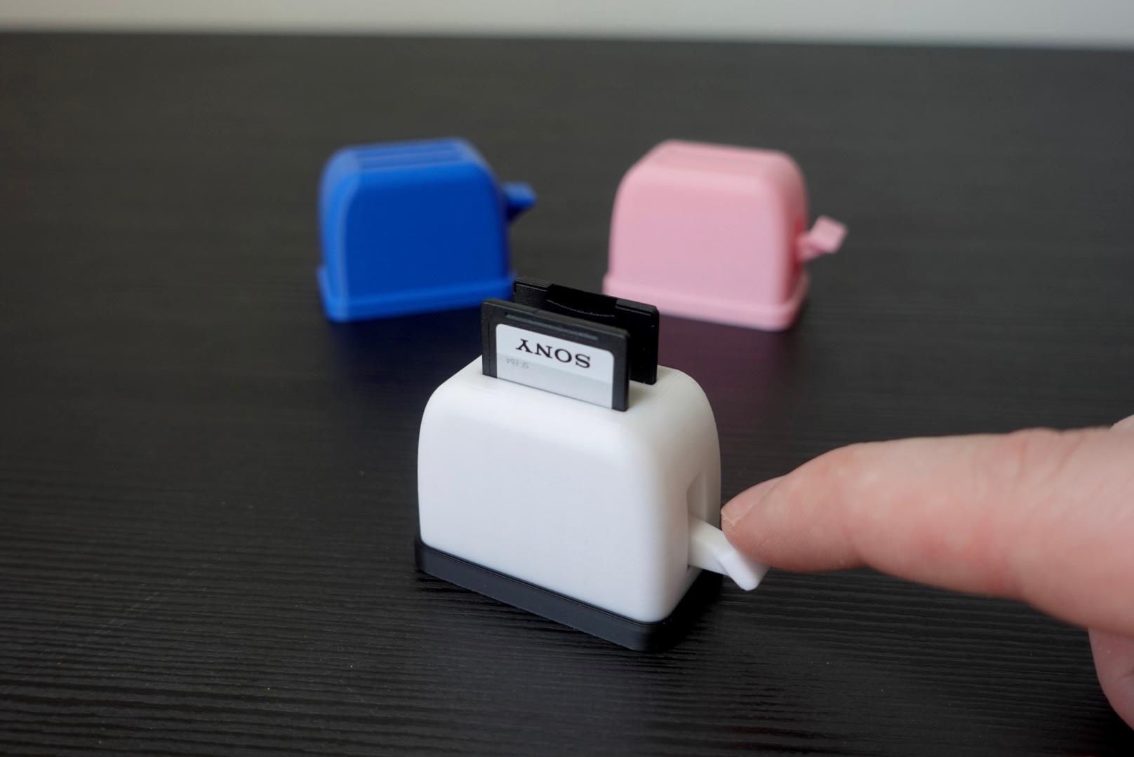Mini Toaster (SD Card Holder) 3d model