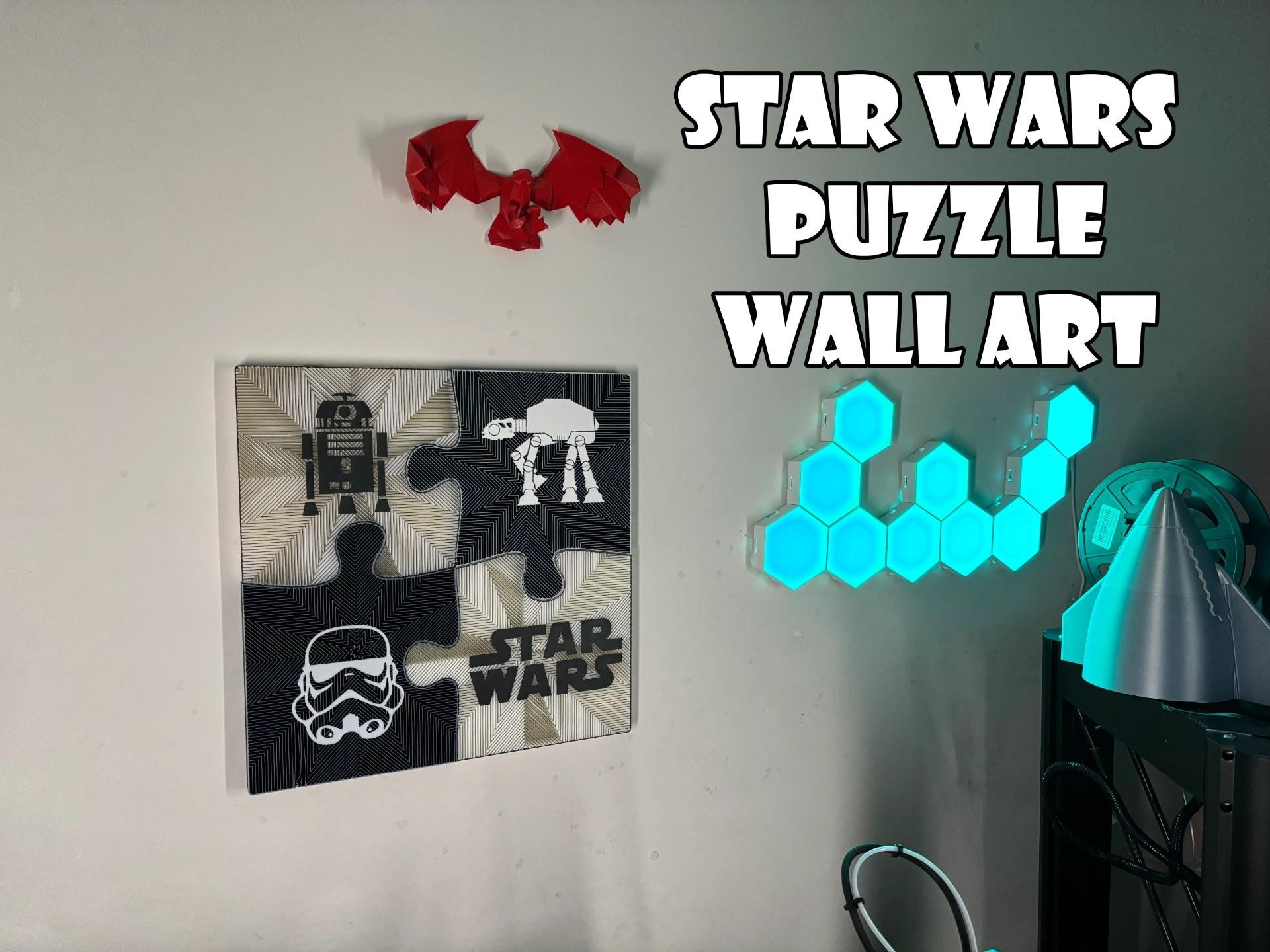 Star Wars Puzzle - Wall Art 3d model