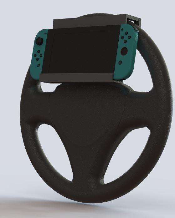 Switch Steering Wheel Mount - 3D model by kyle.johnson.d on Thangs