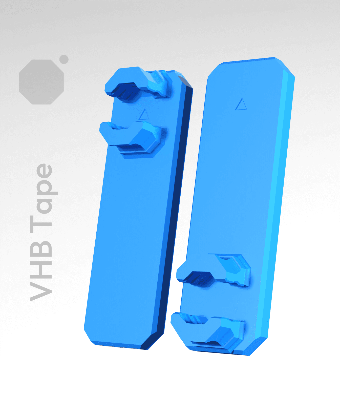 Single Snap (DS Part A) - Medium VHB Tape Mount 3d model