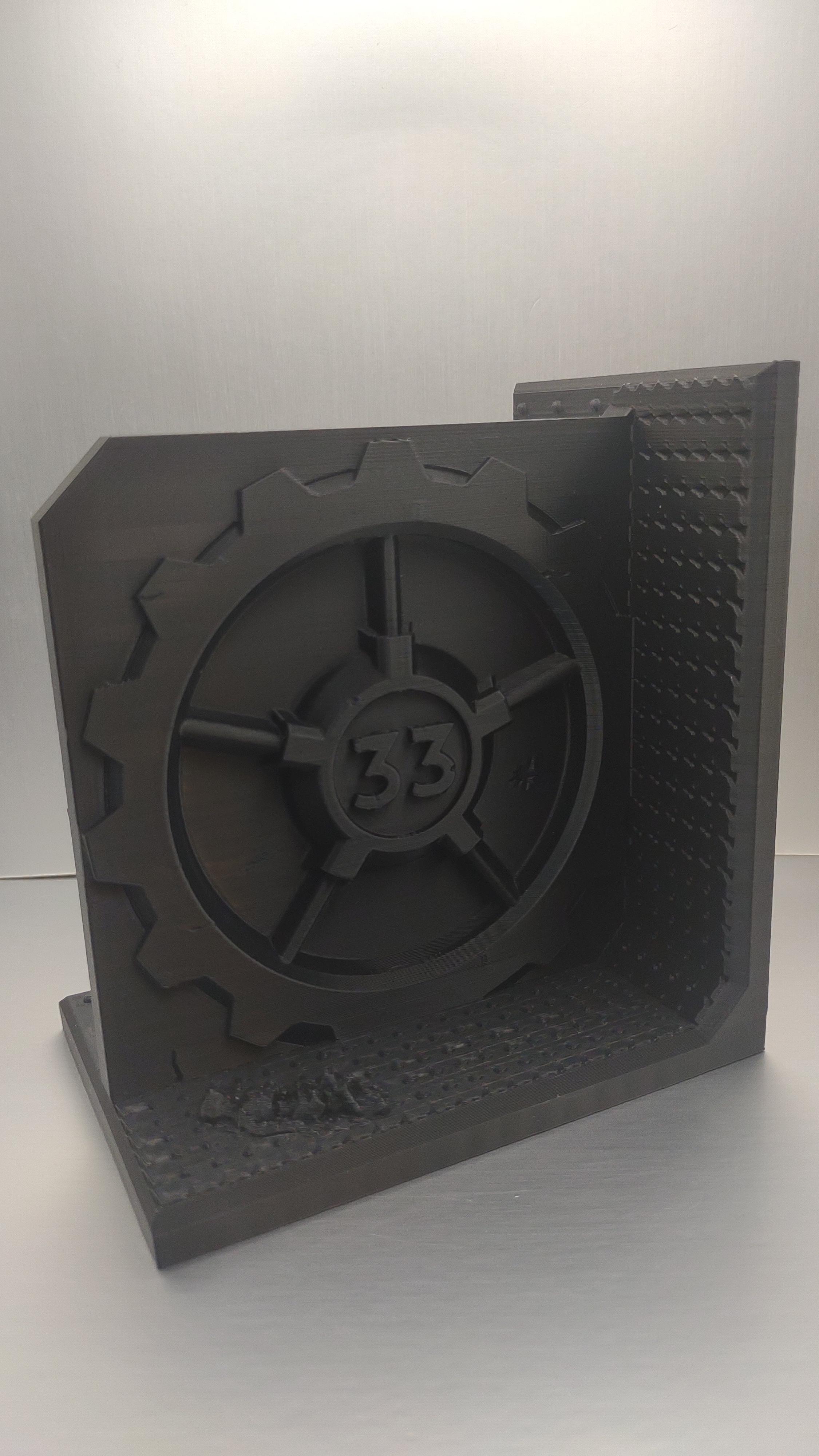 Fallout (themed) Bookend  3d model