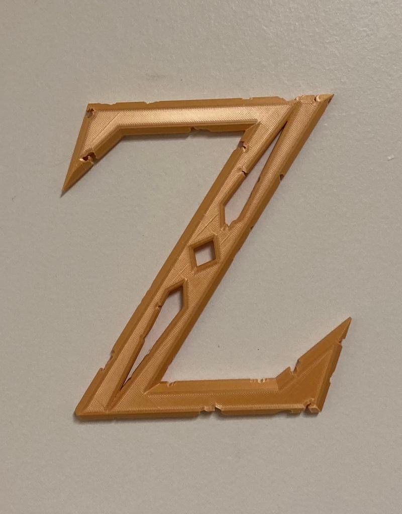 Legeng of Zelda Logo Z 3d model