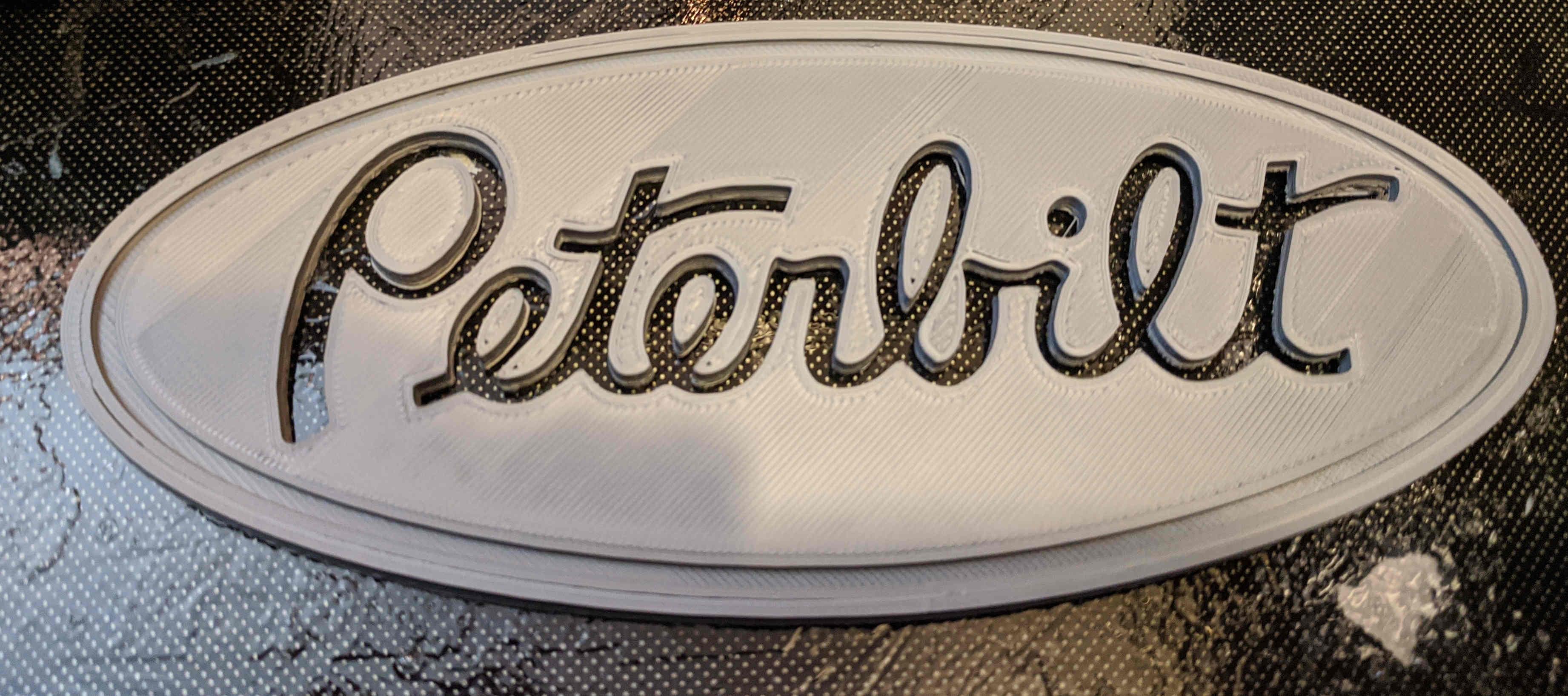 Peterbilt Oval badge 3d model