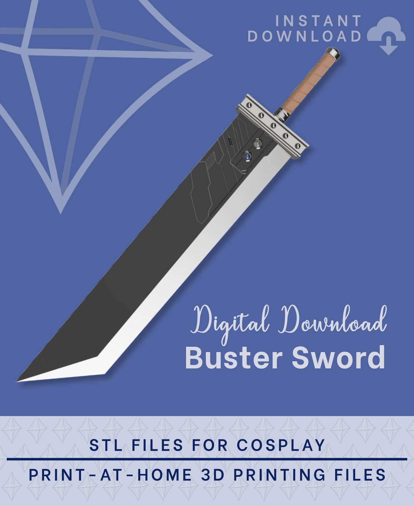 CLOUD Buster Sword [Final Fantasy 7 Remake/Rebirth] 3d model