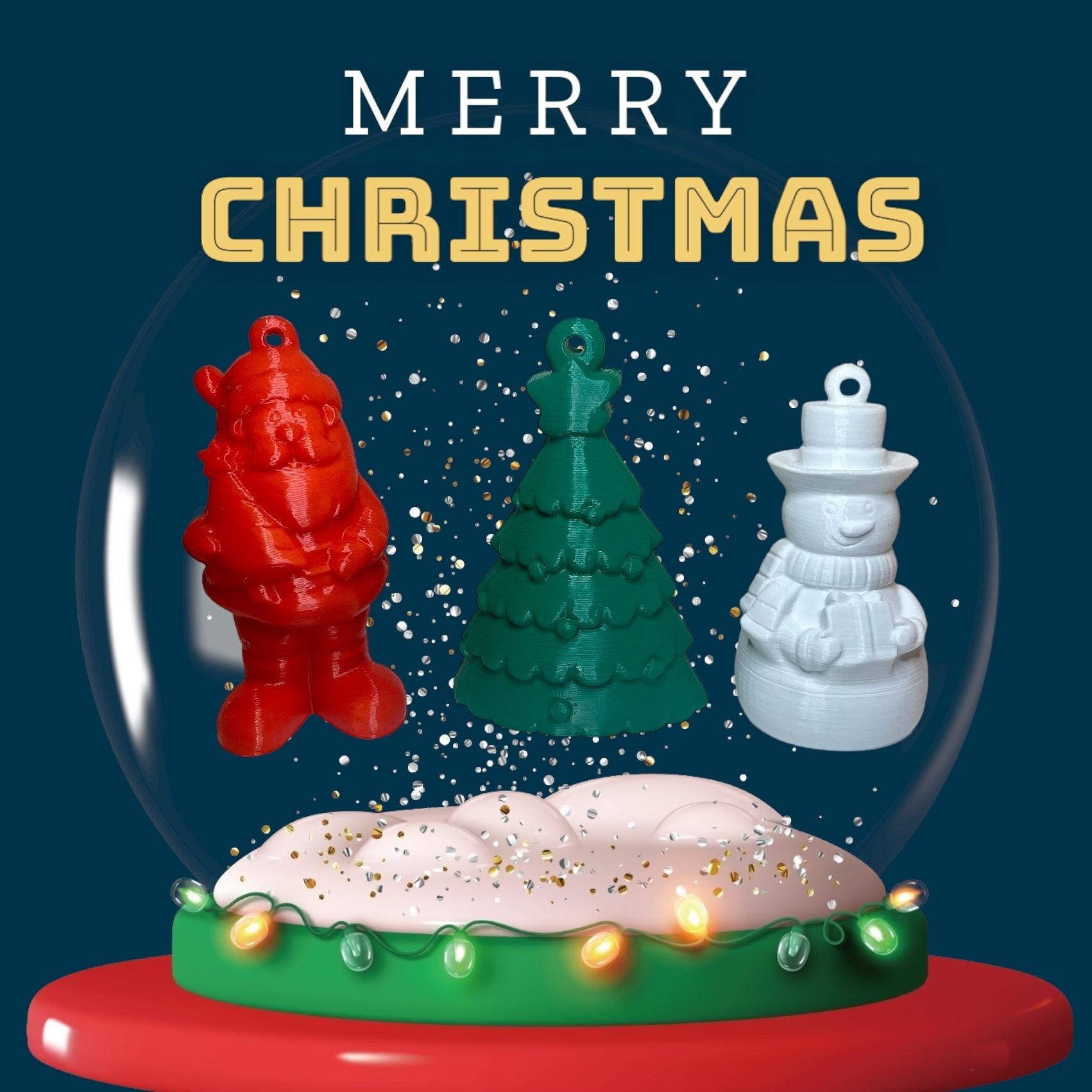 christmas ornament no support 3d model