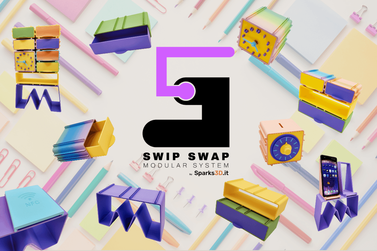 Swip Swap Boxes 3d model