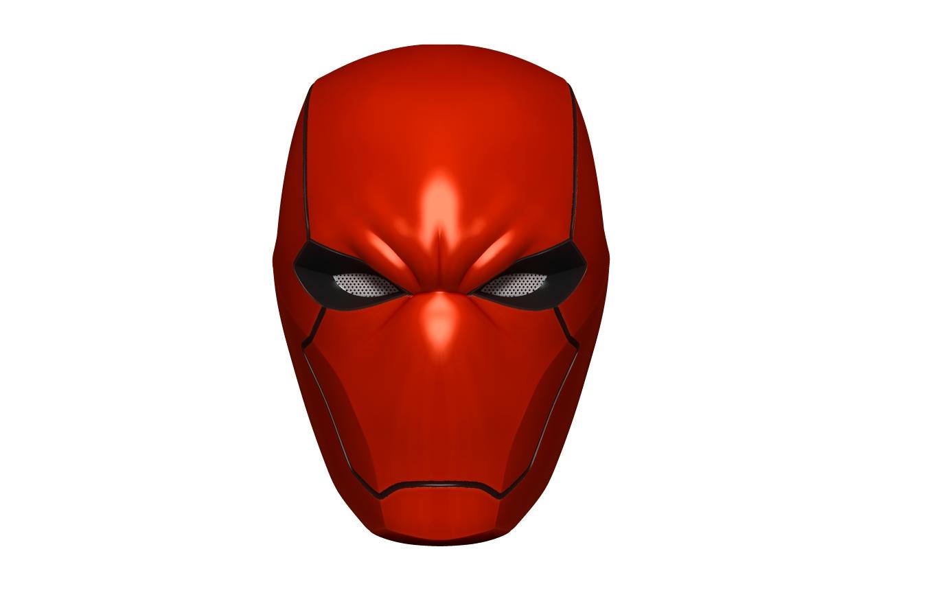 Red Hood Rebirth Original Mask 3d model