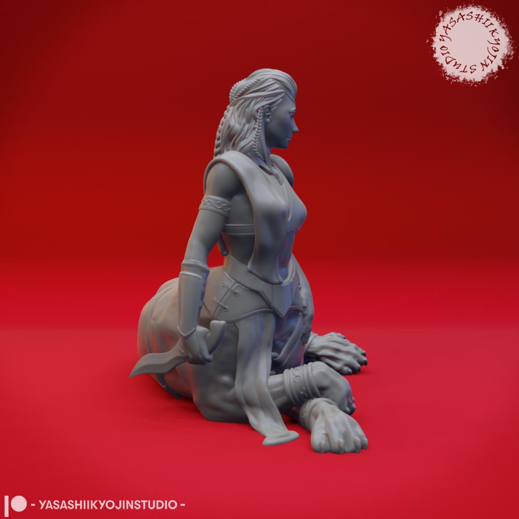Lamia - Tabletop Miniature (Pre-Supported) 3d model