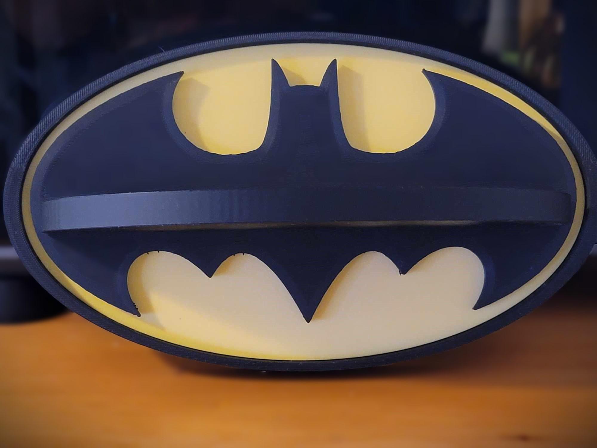 Bat Logo Shelf 3d model