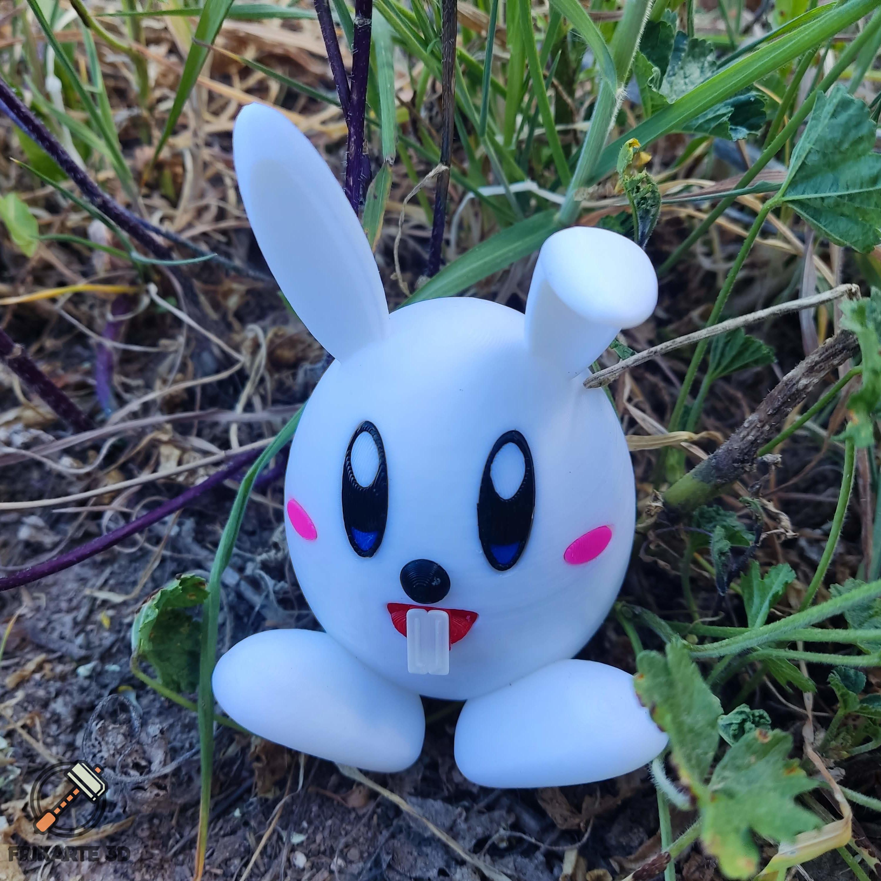 Eggunny = Easter Egg + Bunny! 3d model