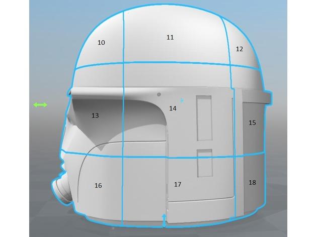 Boba Fett Concept Helmet (Star Wars) 3d model