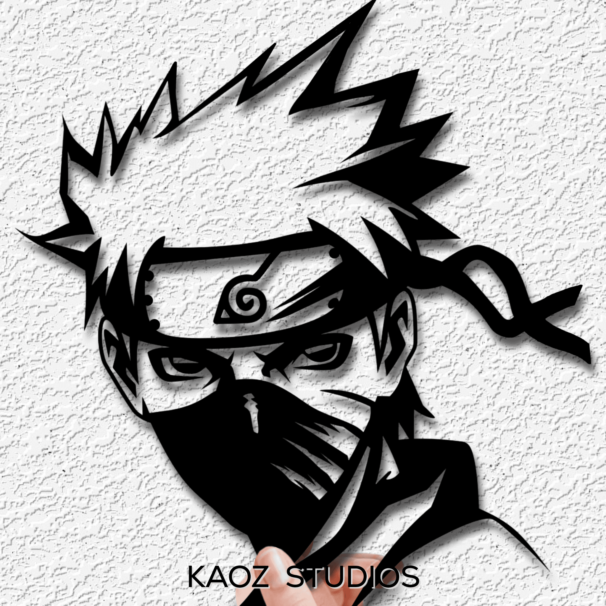 Naruto wall art Anime wall decor Manga decoration 3d model