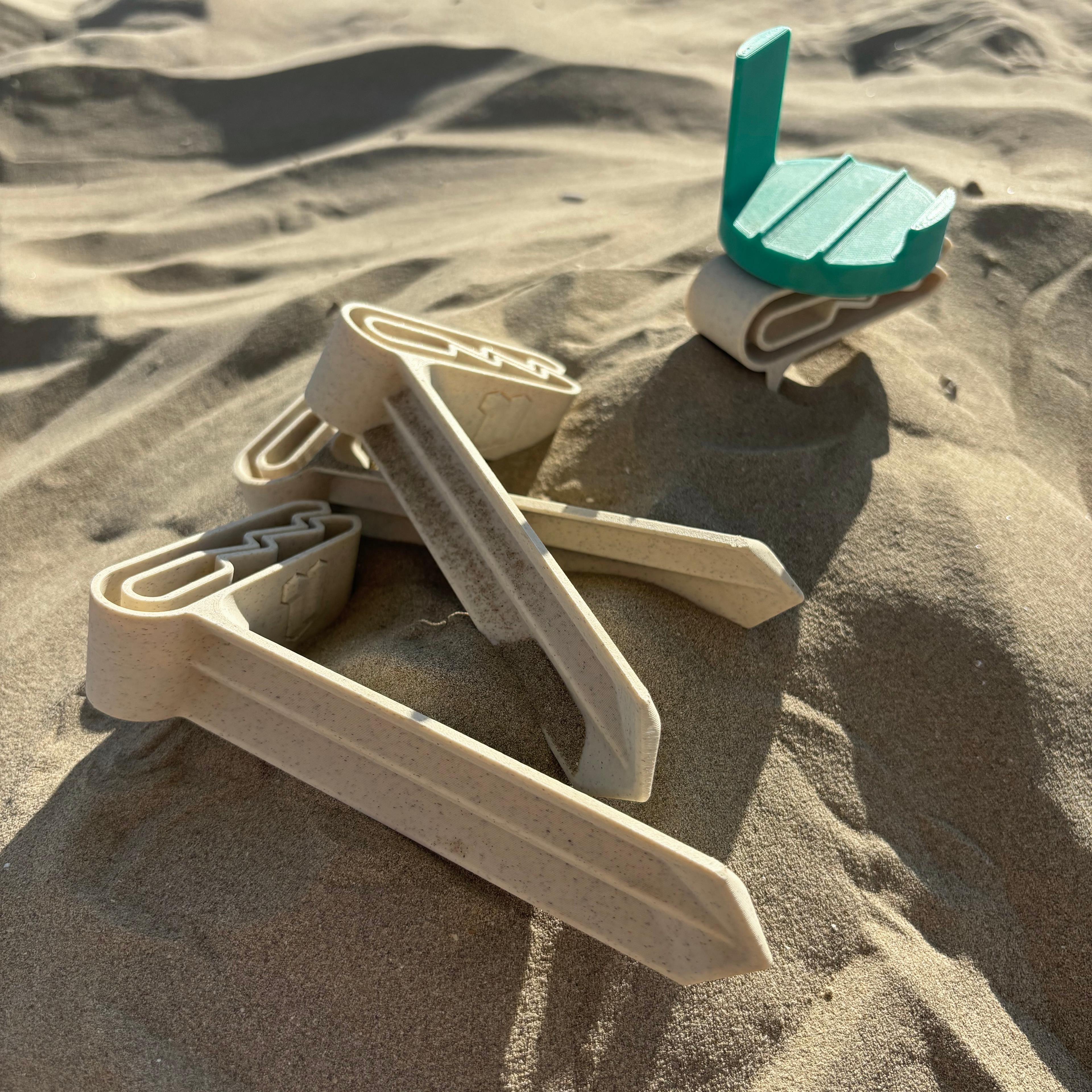 Customizable beach towel clip 🏖️ 3d model