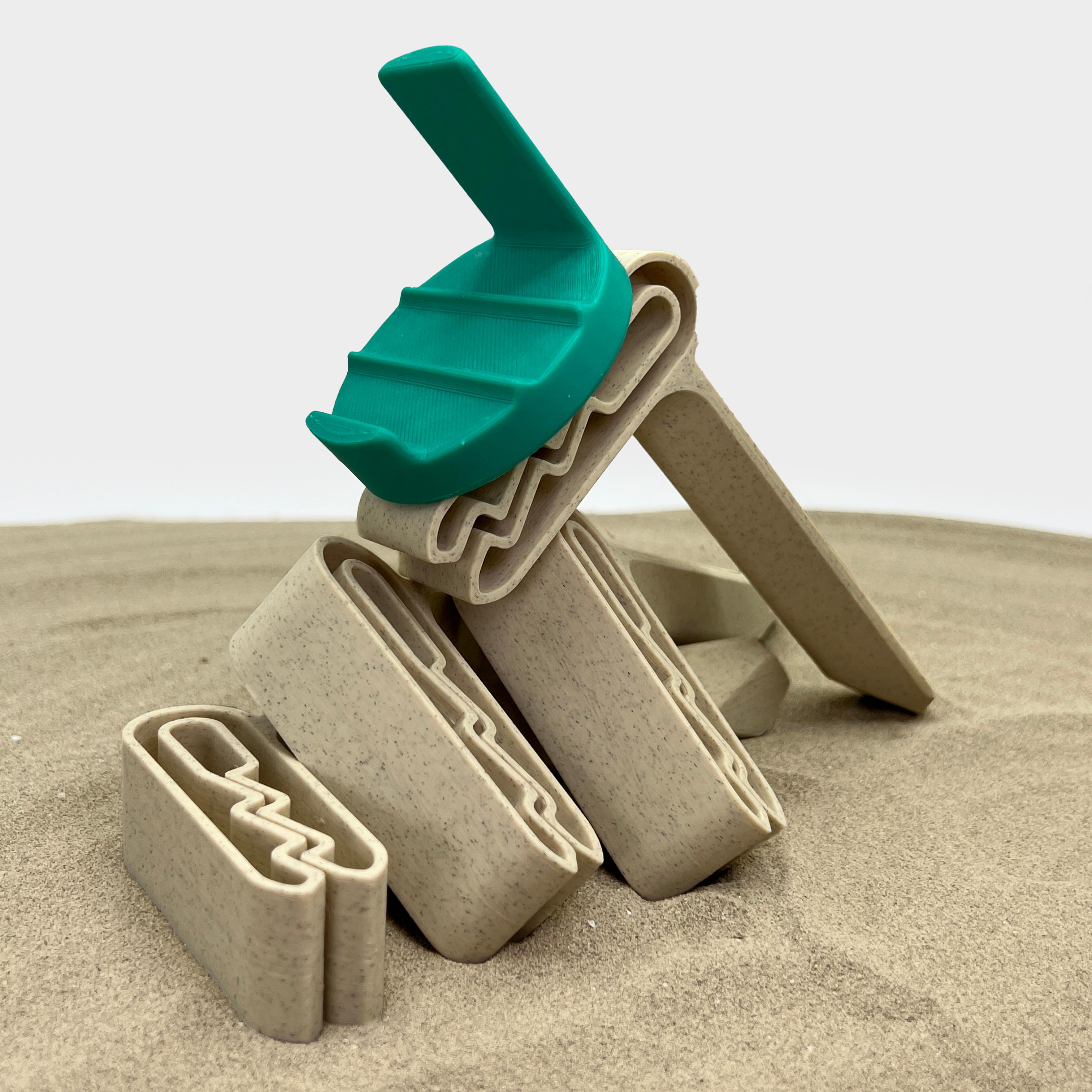 Customizable beach towel clip 🏖️ 3d model