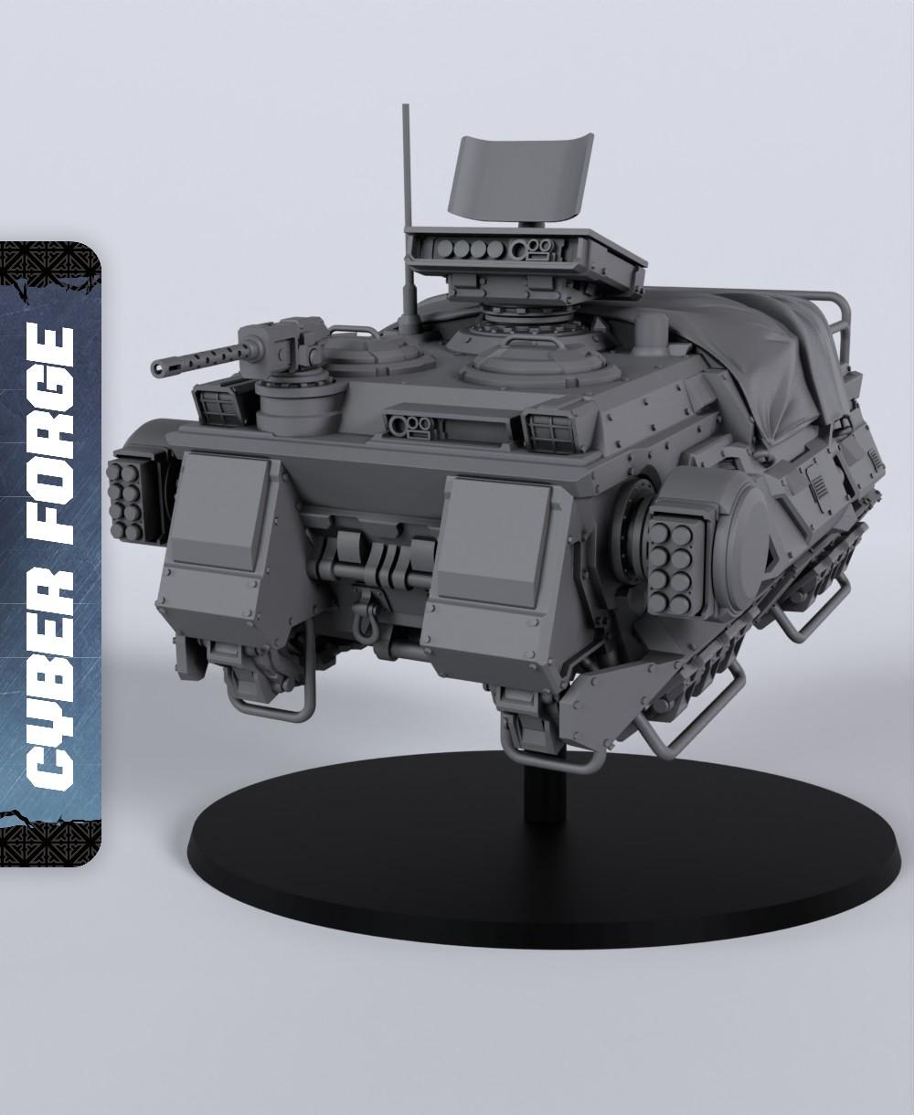 ISR-7 Flamecloud - With Free Cyberpunk Warhammer - 40k Sci-Fi Gift Ideas for RPG and Wargamers 3d model