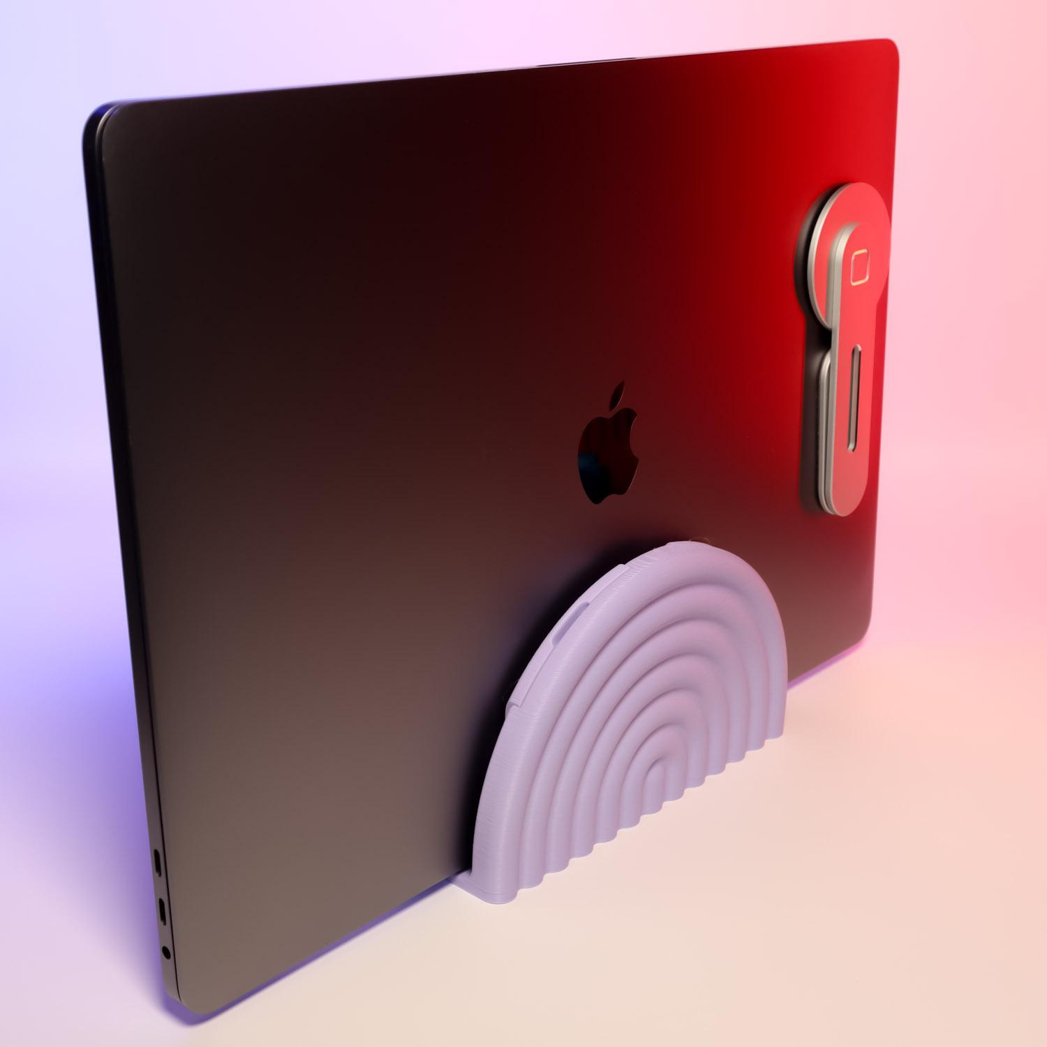 Rainbow Vertical Laptop Stand 3d model