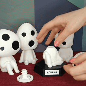 Kodama x4 FunkoPop! Bobblehead 3d model