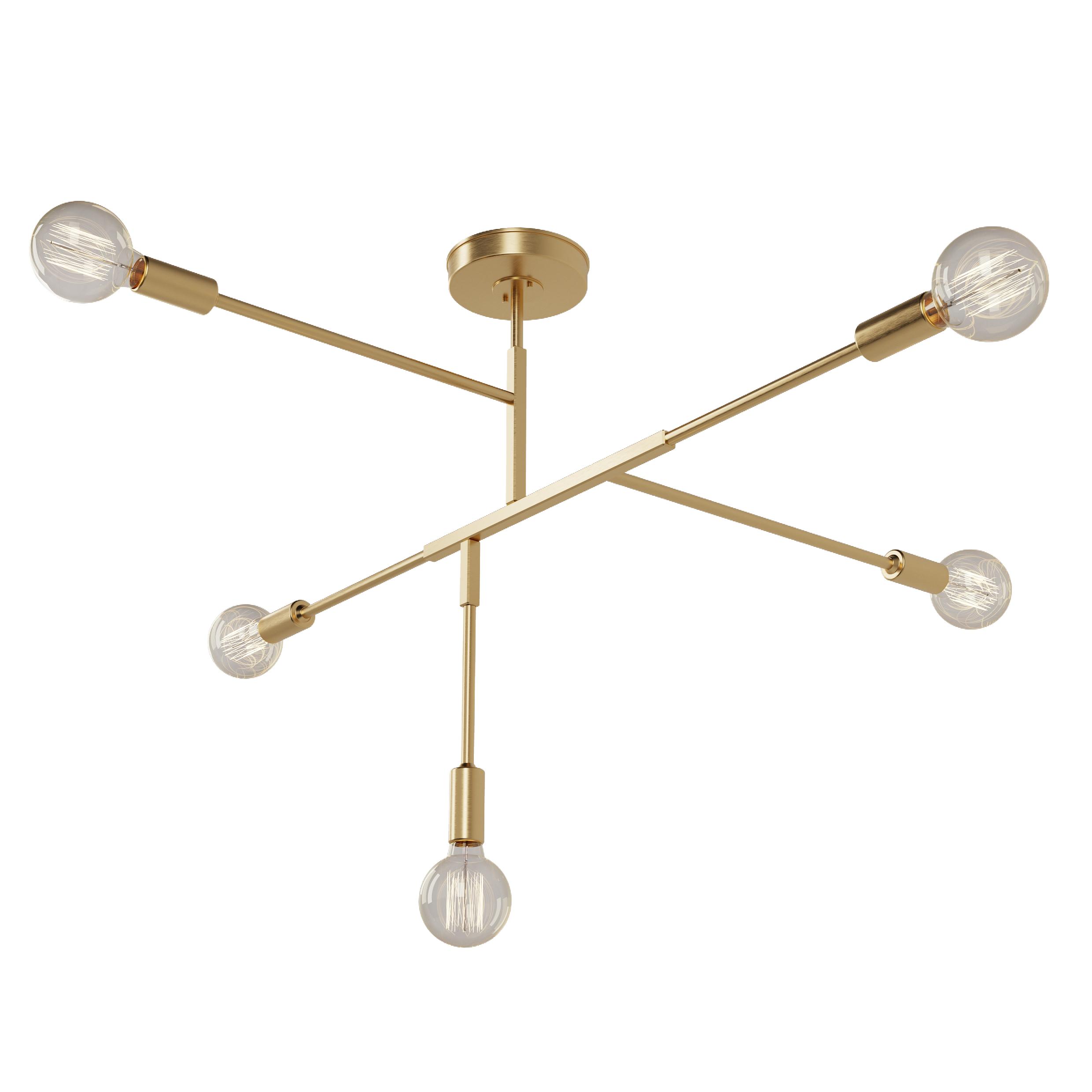 Brass lamp, SKU. 4877 by Pikartlights 3d model