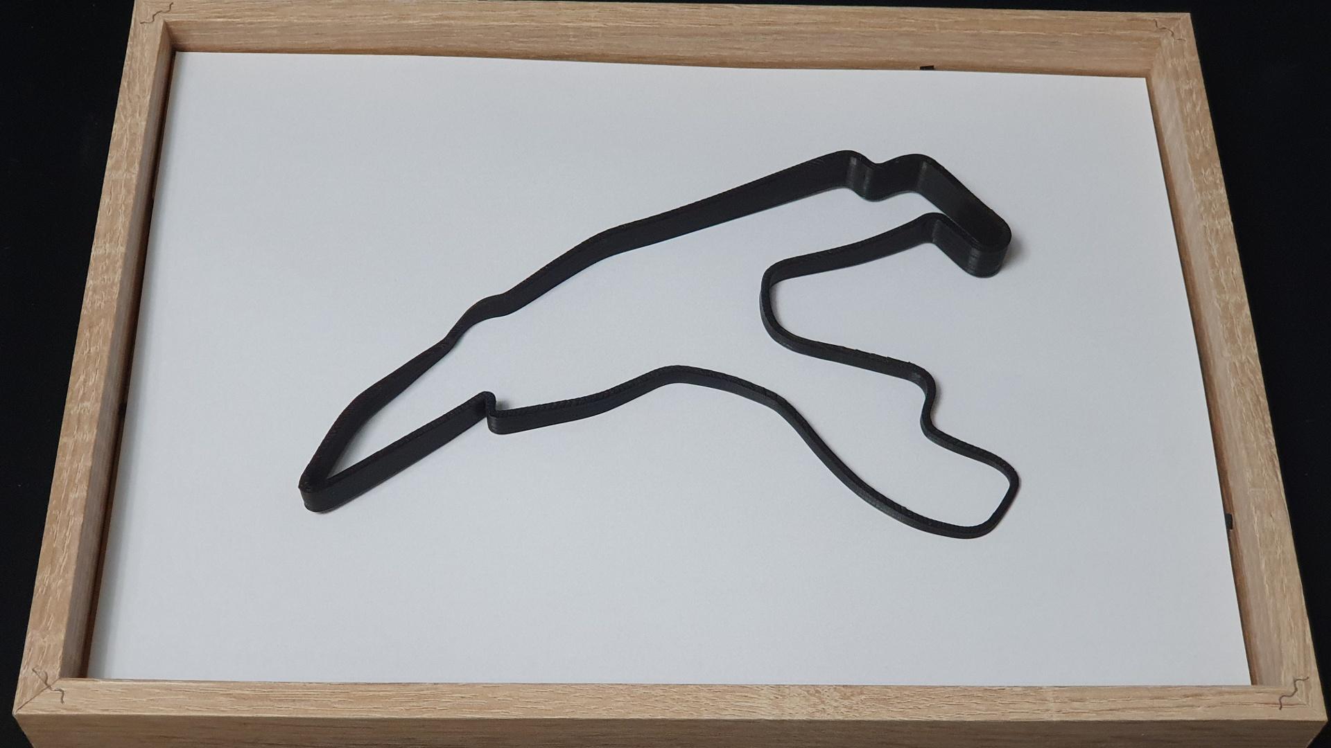 Spa-Francorchamps Track Layout 3d model