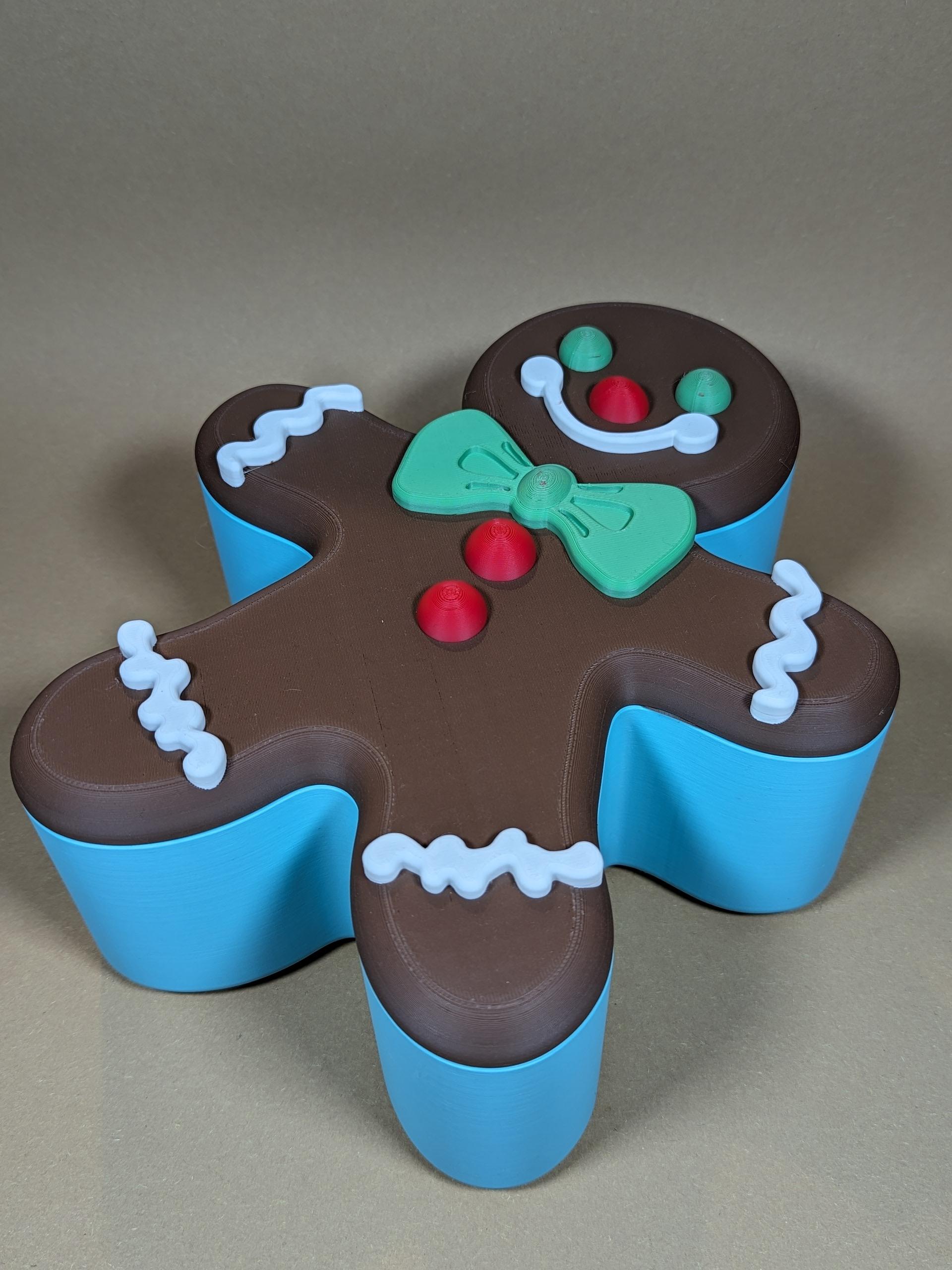 Gingerbread Cookie Box & Cutter 3d model