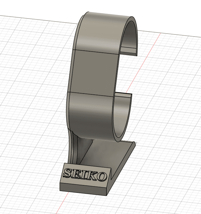 Watch holder - Seiko version 3d model