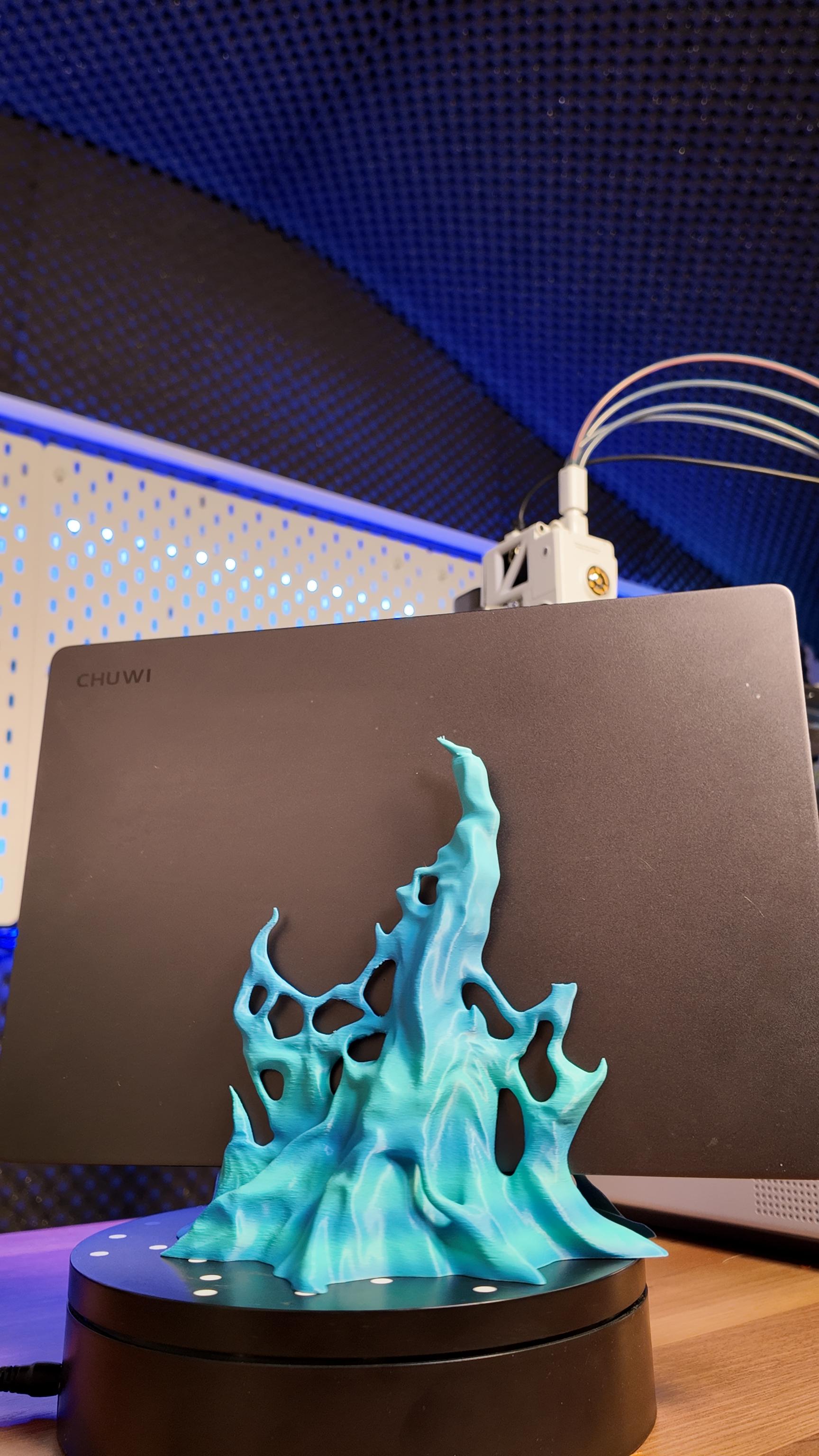 Symbiote Laptop Stand- Supportless 3d model