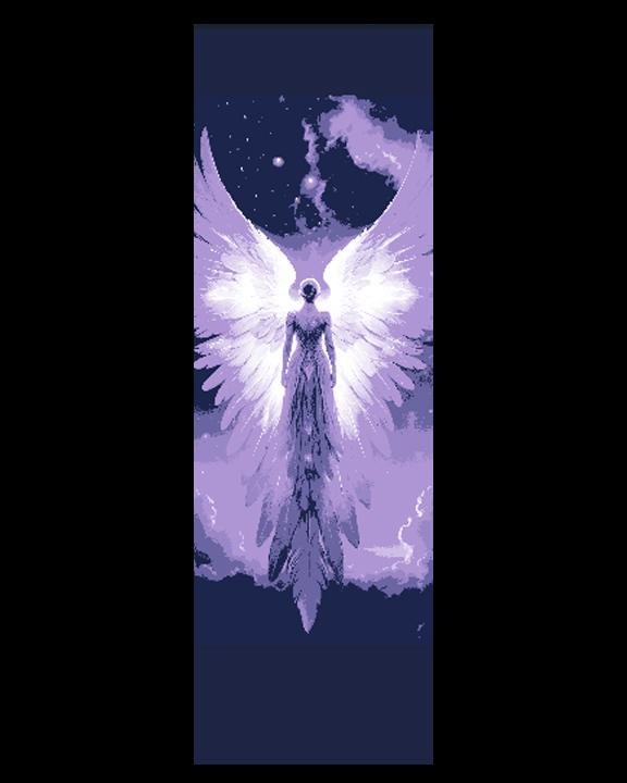 The Brilliance of Angel Wings towards the Heavens - Set of 3 Bookmarks 3d model