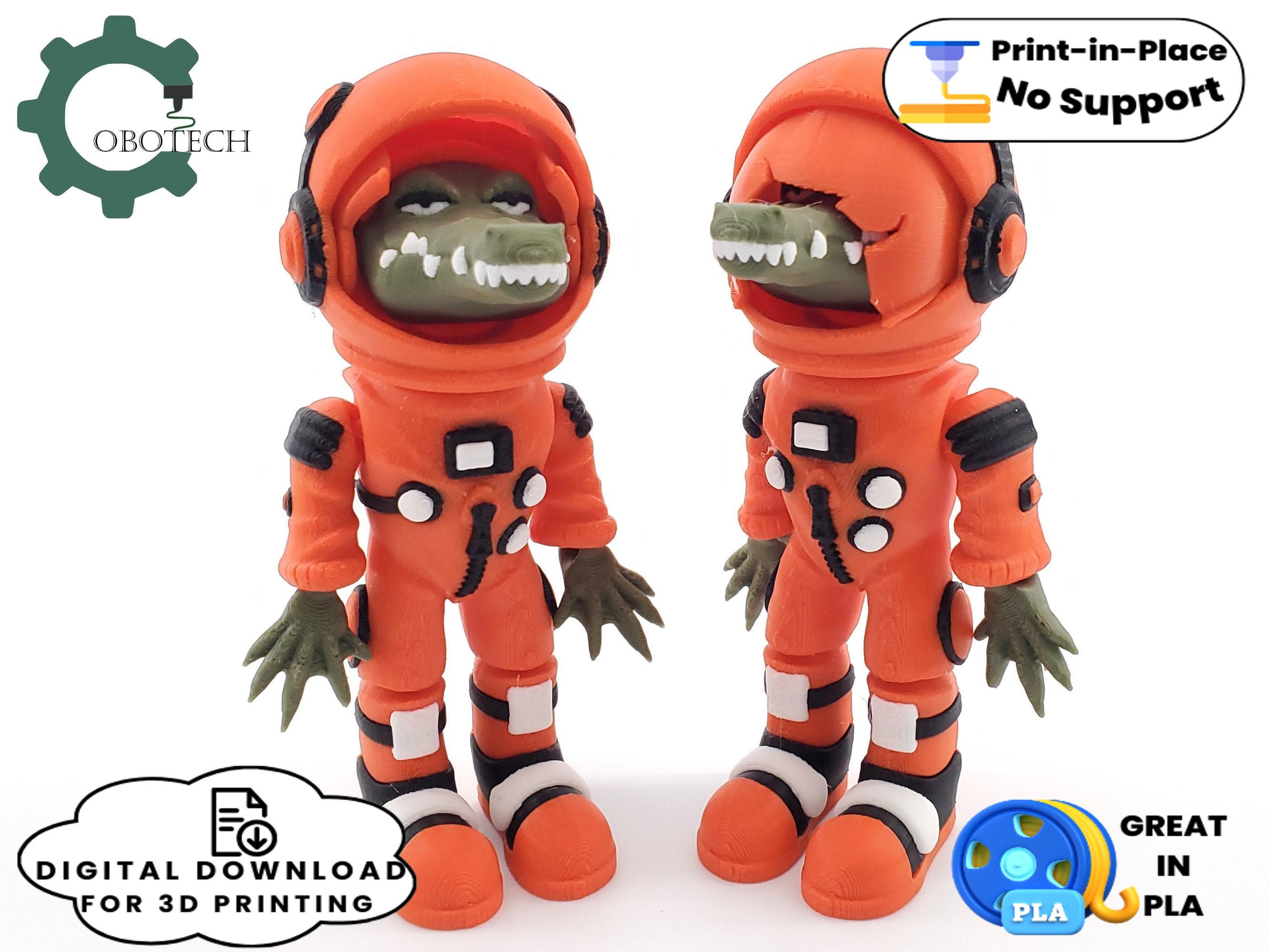 Cobotech Articulated Gator Astronaut 3d model