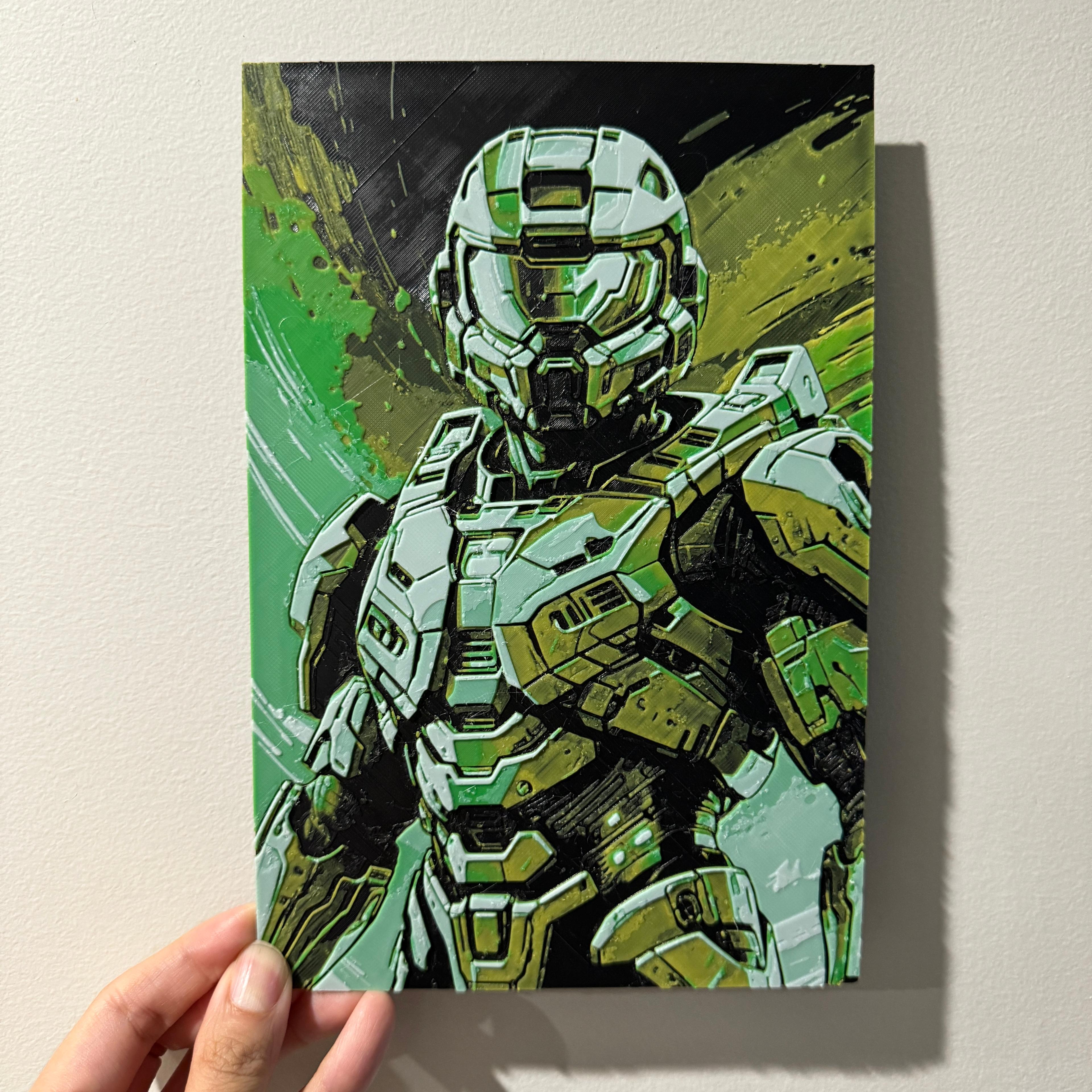 Master Chief (Paid) - HueForge Print - 3D model by cyanidesugar on Thangs