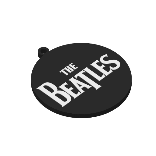 Keychain: The Beatles III 3d model
