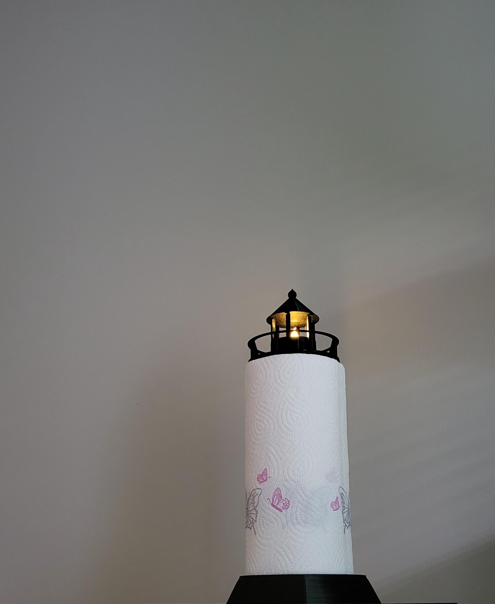 Lighthouse - paper towel holder #FunctionalArt 3d model