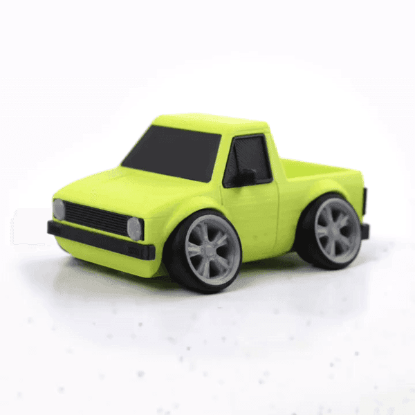 Tooned RABBIT PICKUP - Model kit 3d model