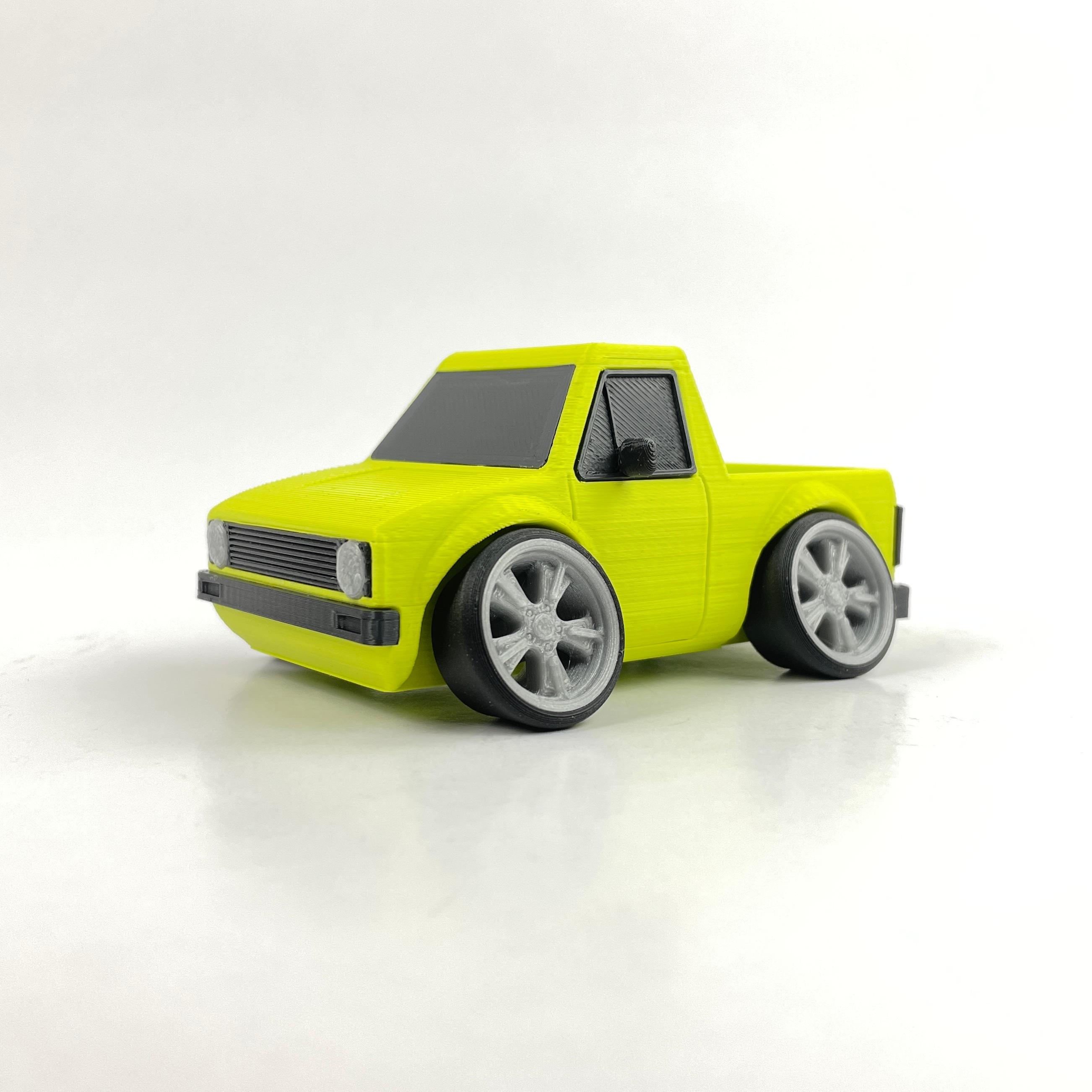 Tooned RABBIT PICKUP - Model kit 3d model