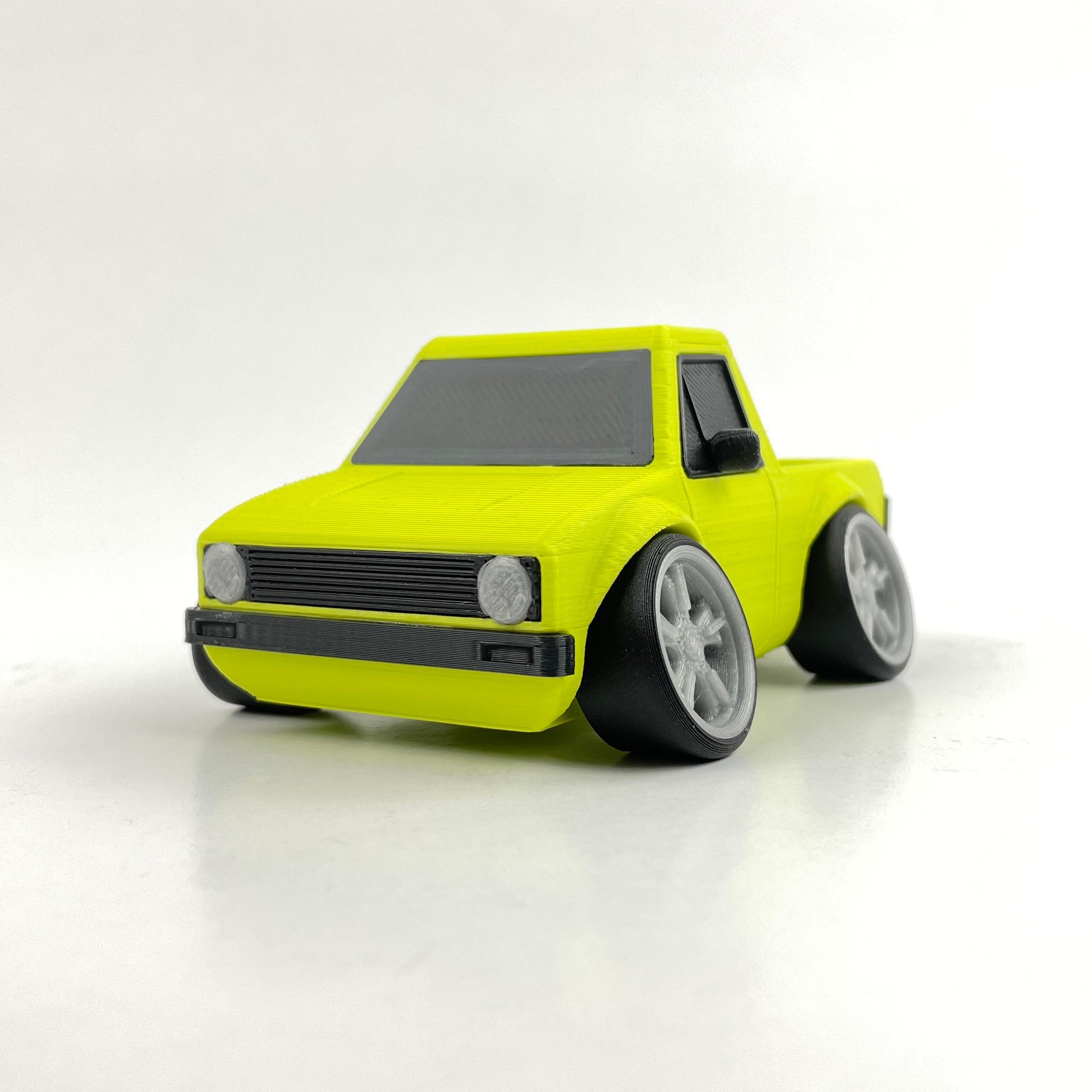 Tooned RABBIT PICKUP - Model kit 3d model