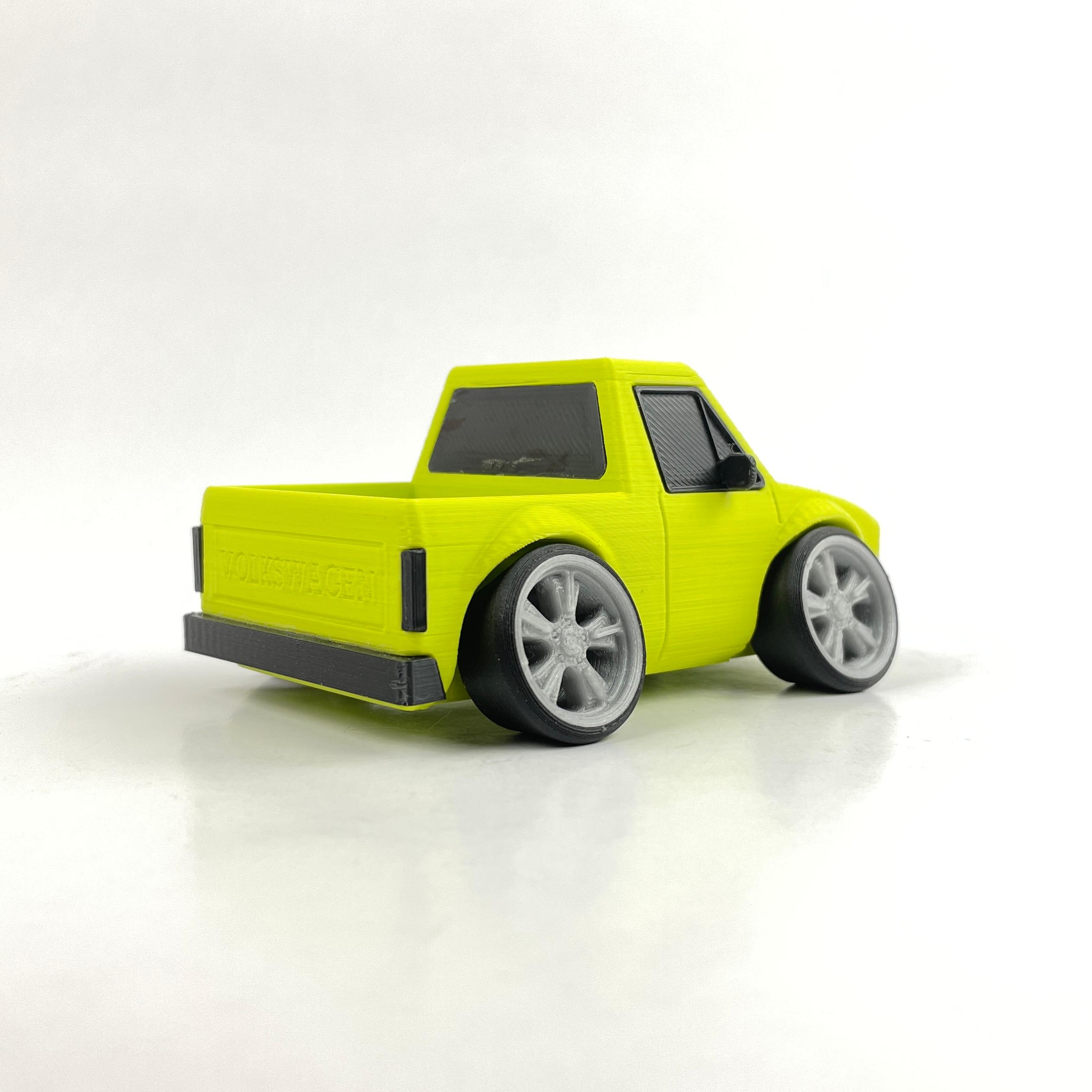 Tooned RABBIT PICKUP - Model kit 3d model