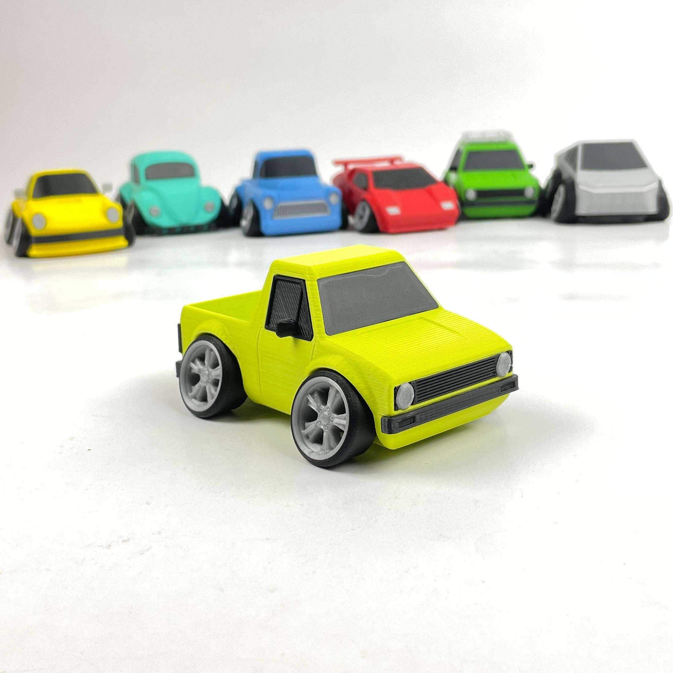 Tooned RABBIT PICKUP - Model kit 3d model