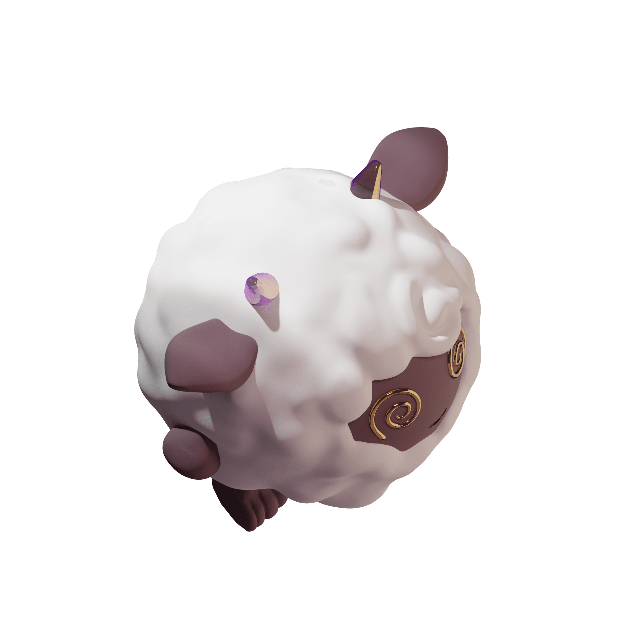 Lamball Pal World 3d model