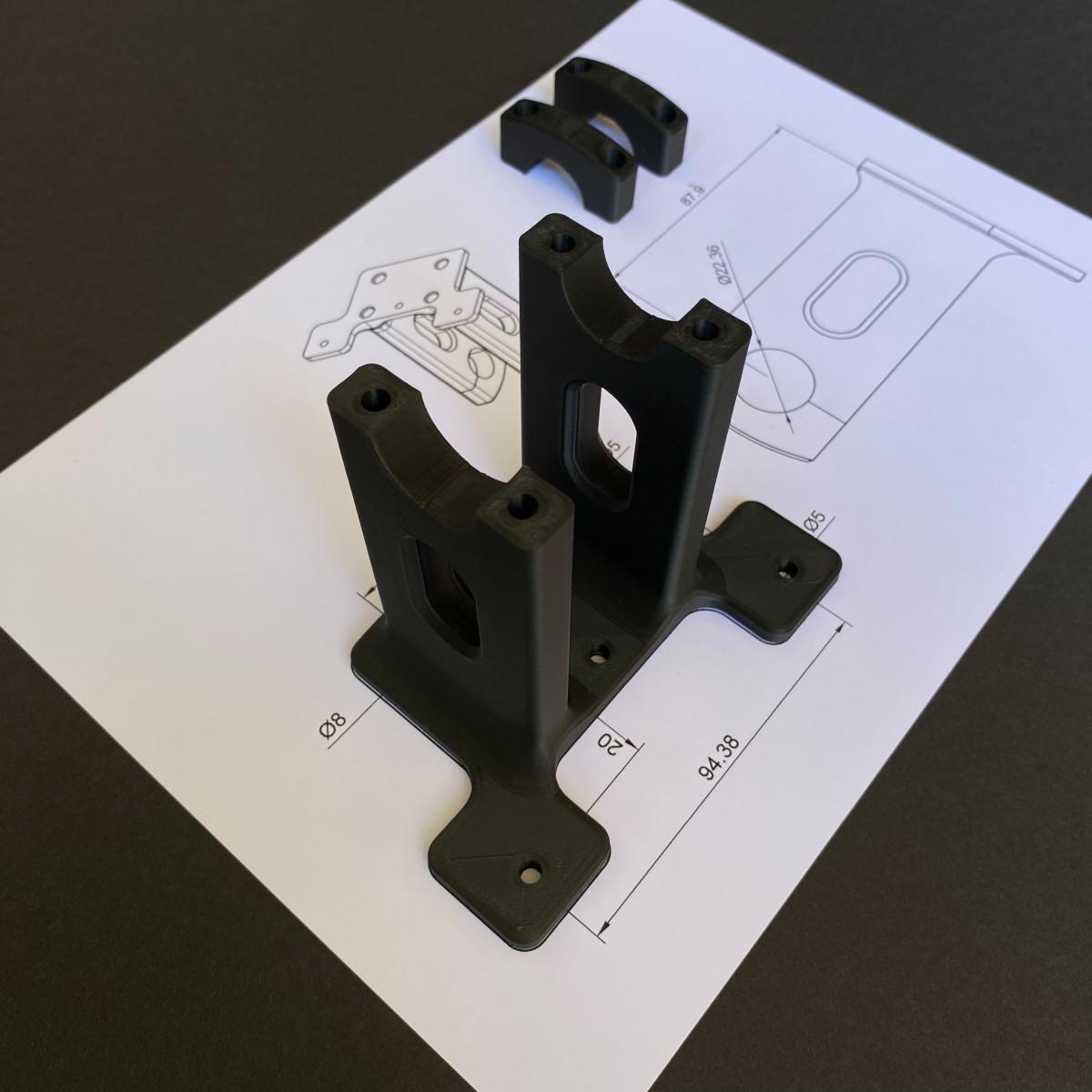 Custom Chaojie display bracket 3d model