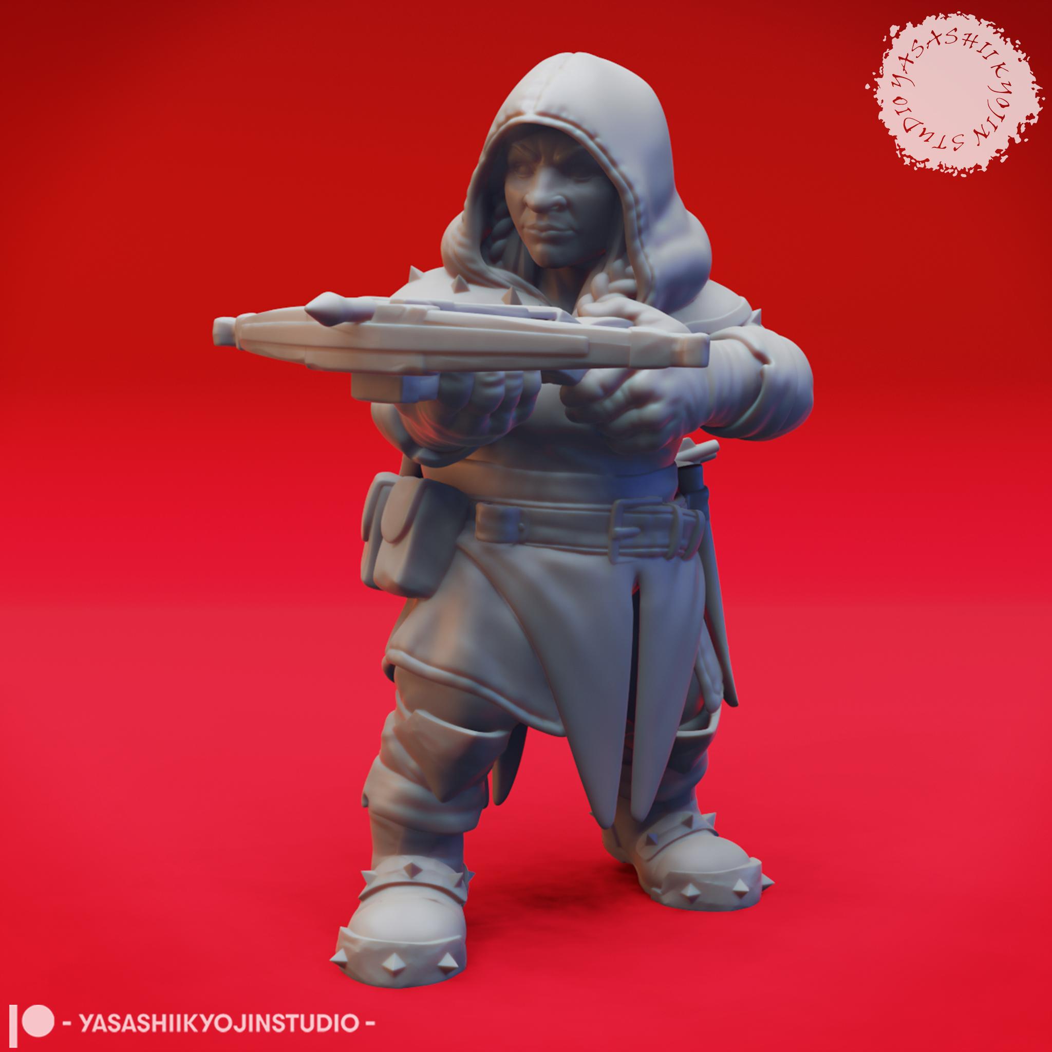 Knot of Duergar - Tabletop Miniatures (Pre-Supported) 3d model