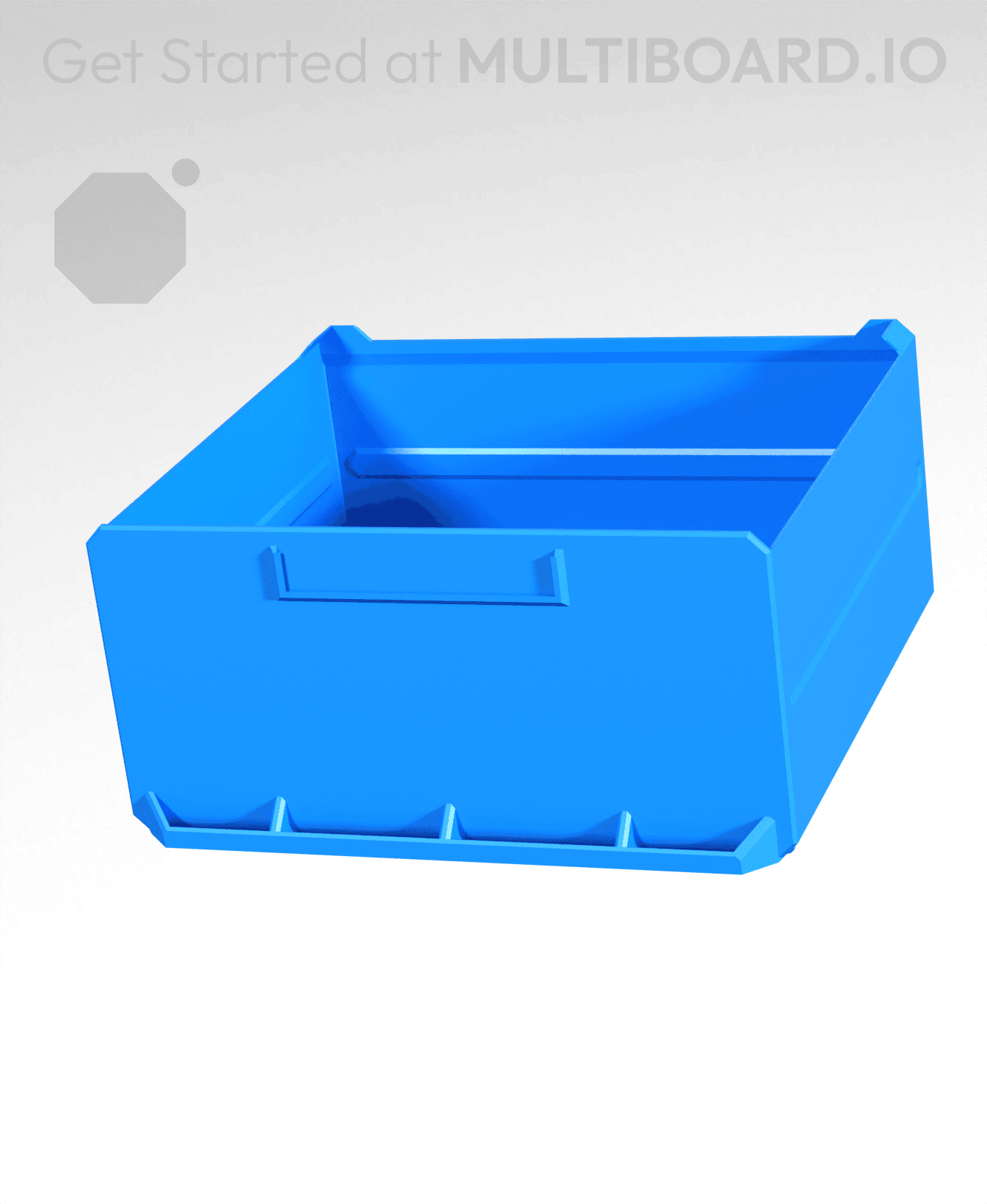 4x2x3.5-Deep - Multibin Simple Drawer 3d model