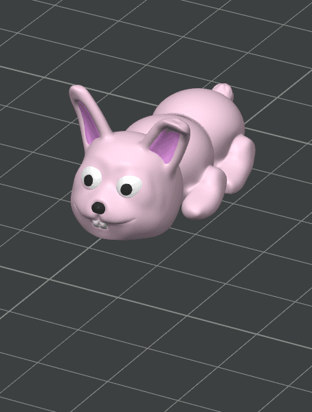 Flexi Rabbit (No Supports) 3d model