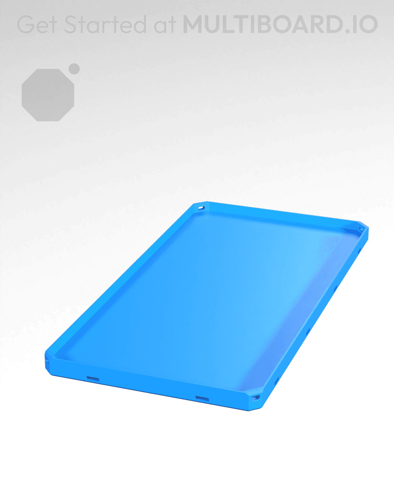 2x4 - Horizontal Bin Tray 3d model