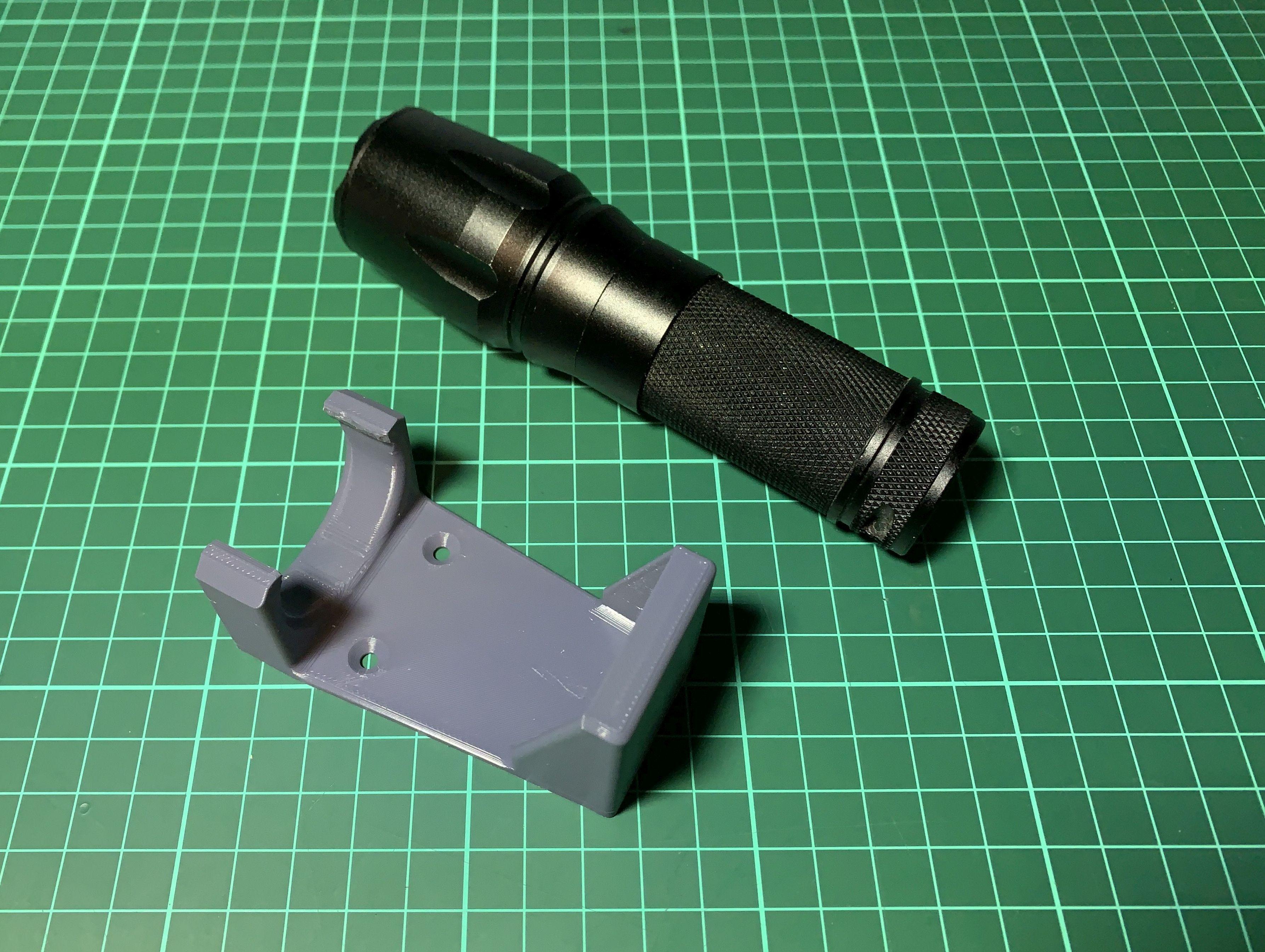 Flashlight Mount 3d model