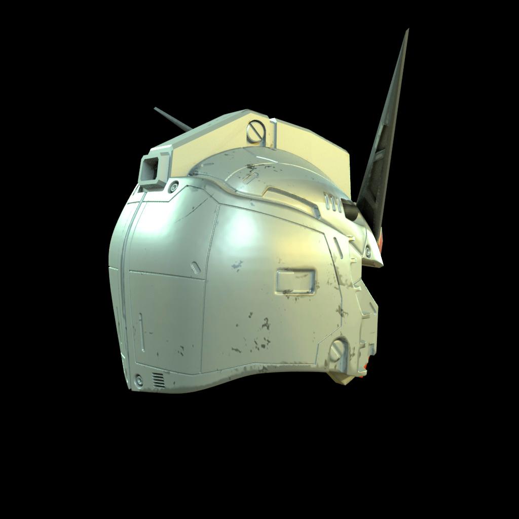 RX78 Gundam Helmet 3d model