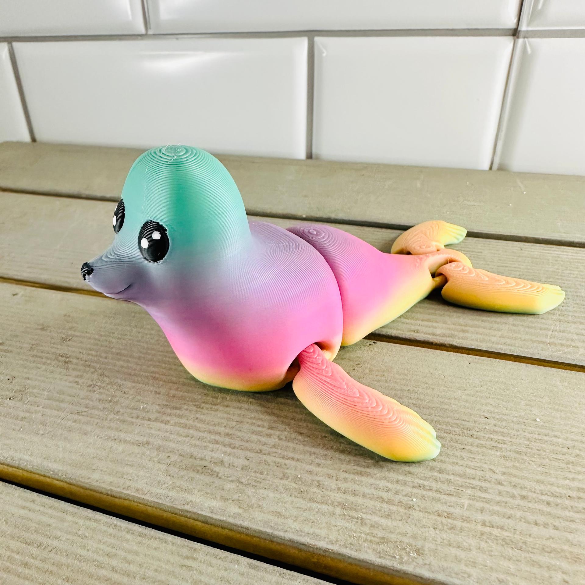 Flexi Baby Sea Lion - 3D model by Lily Flynn Co on Thangs