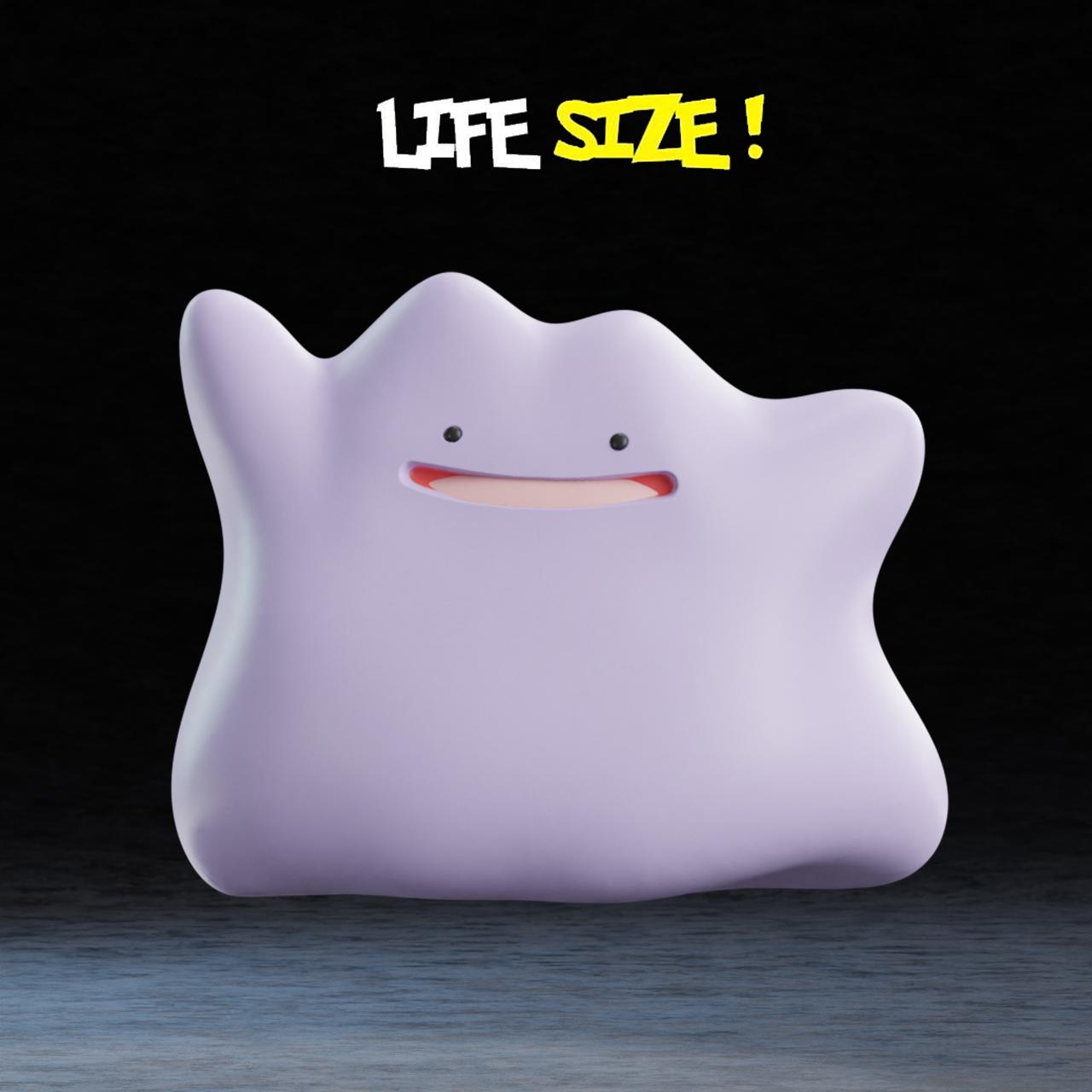 Life Sized Ditto Pokemon 3D Printer File STL 3d model