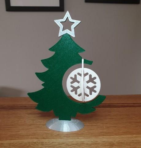 Mini Christmas tree bauble ornament 3d model