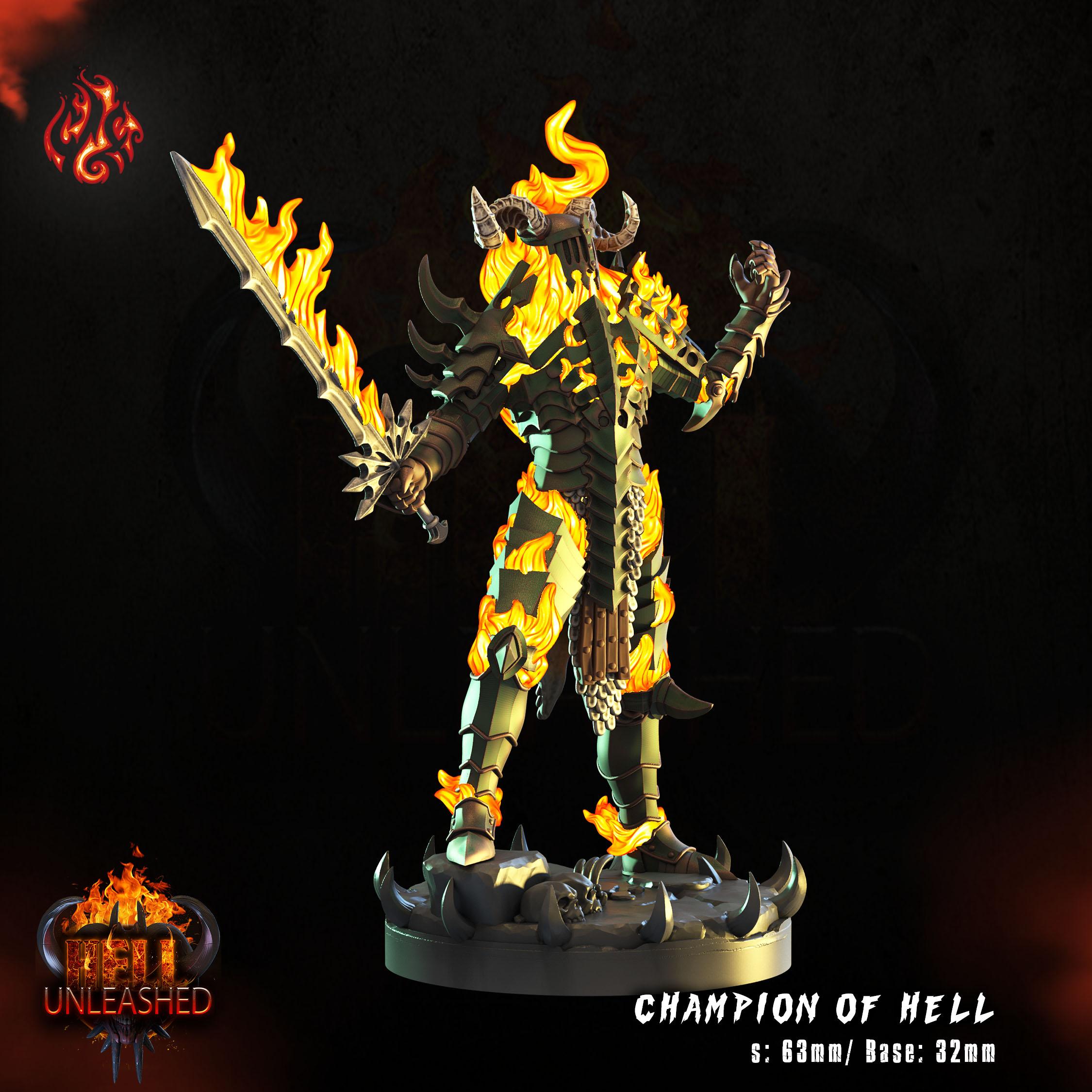 Champion of Hell 3d model