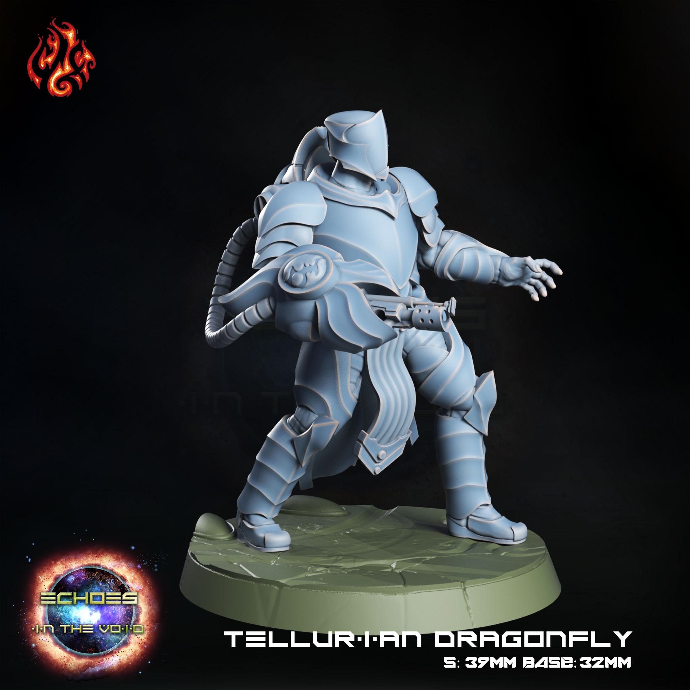 Tellurian Dragonfly 3d model